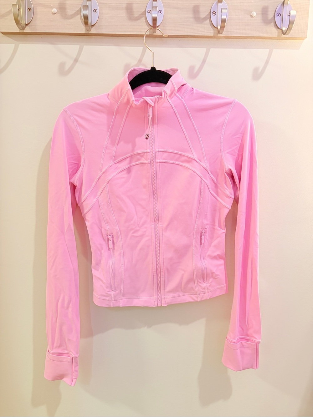 lululemon athletica Pink Full-Zip Bomber Jacket